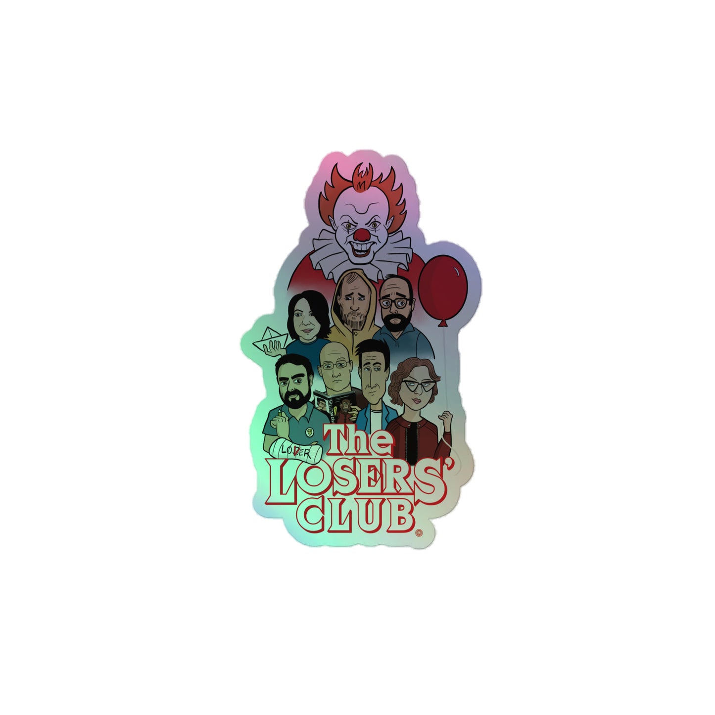 The Losers' Club Holographic Sticker