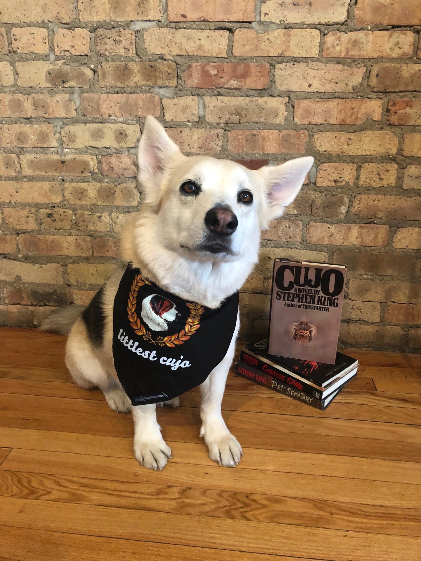"The Littlest Cujo" Doggy Bandana