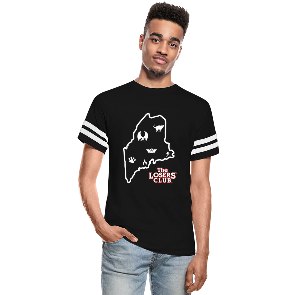King's Dominion Ringer T-Shirt - black/white