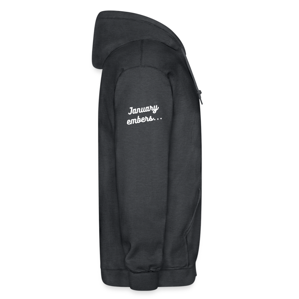 January Embers Hoodie - deep heather