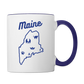 King's Dominion Coffee Mug - white/cobalt blue