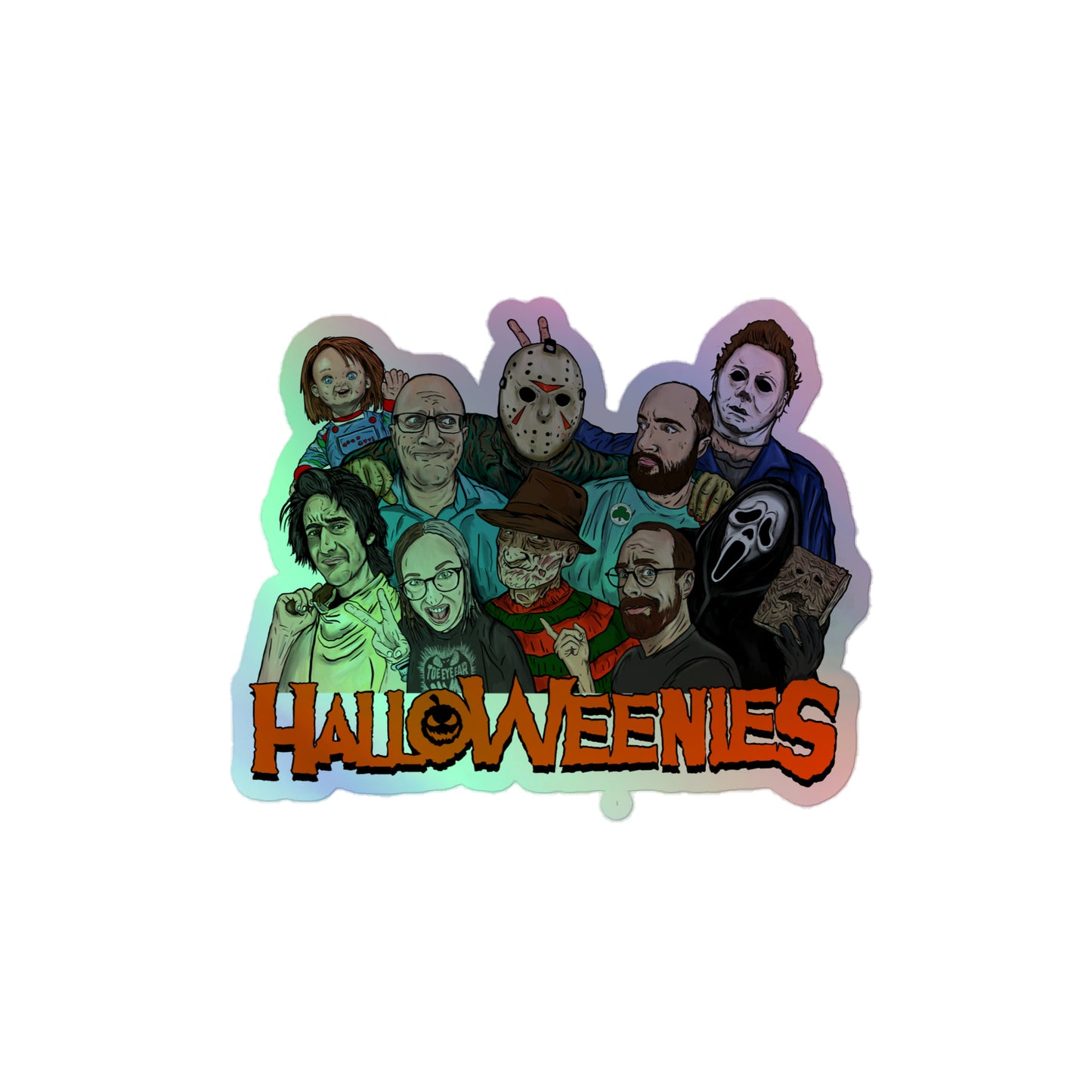 Halloweenies Holographic Sticker