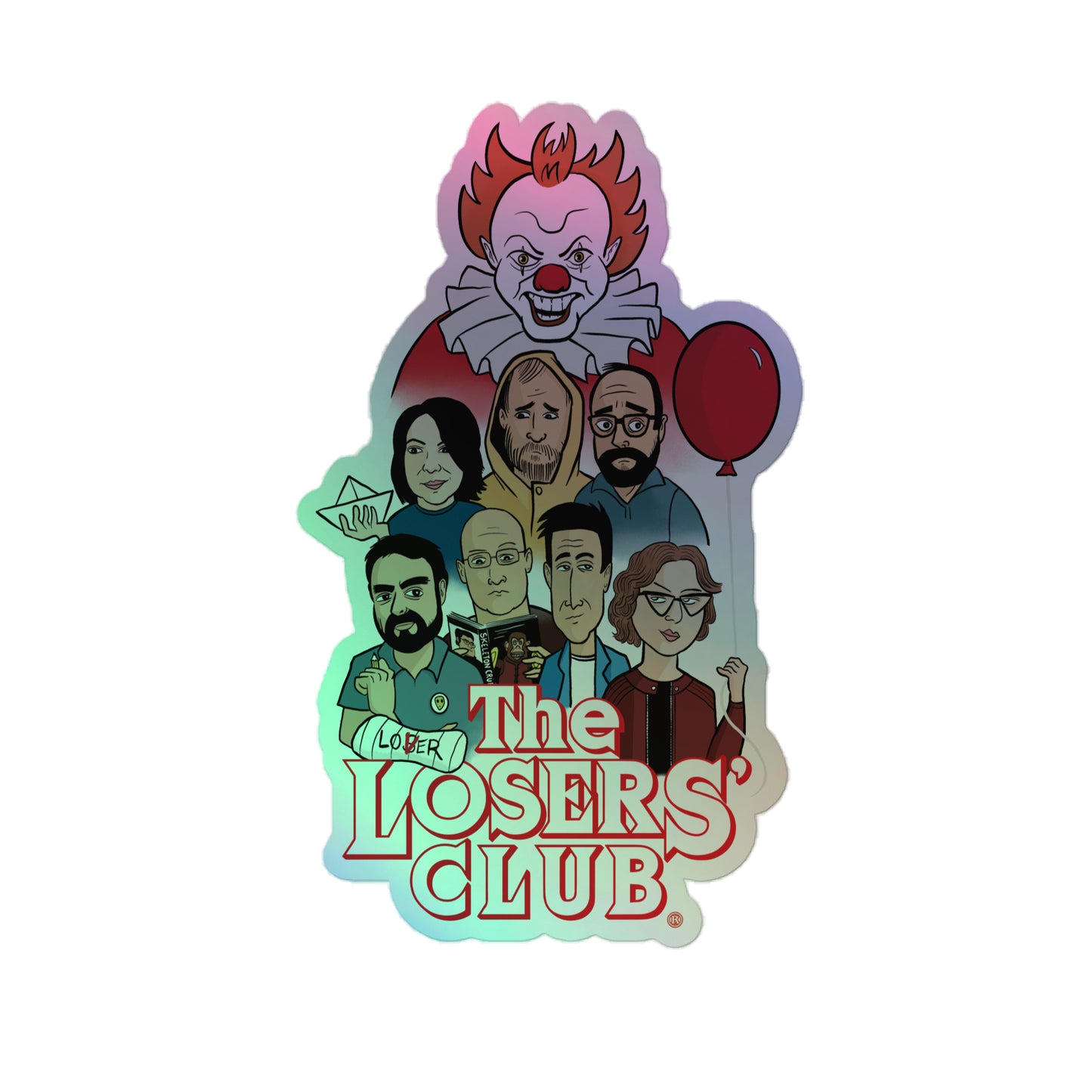The Losers' Club Holographic Sticker