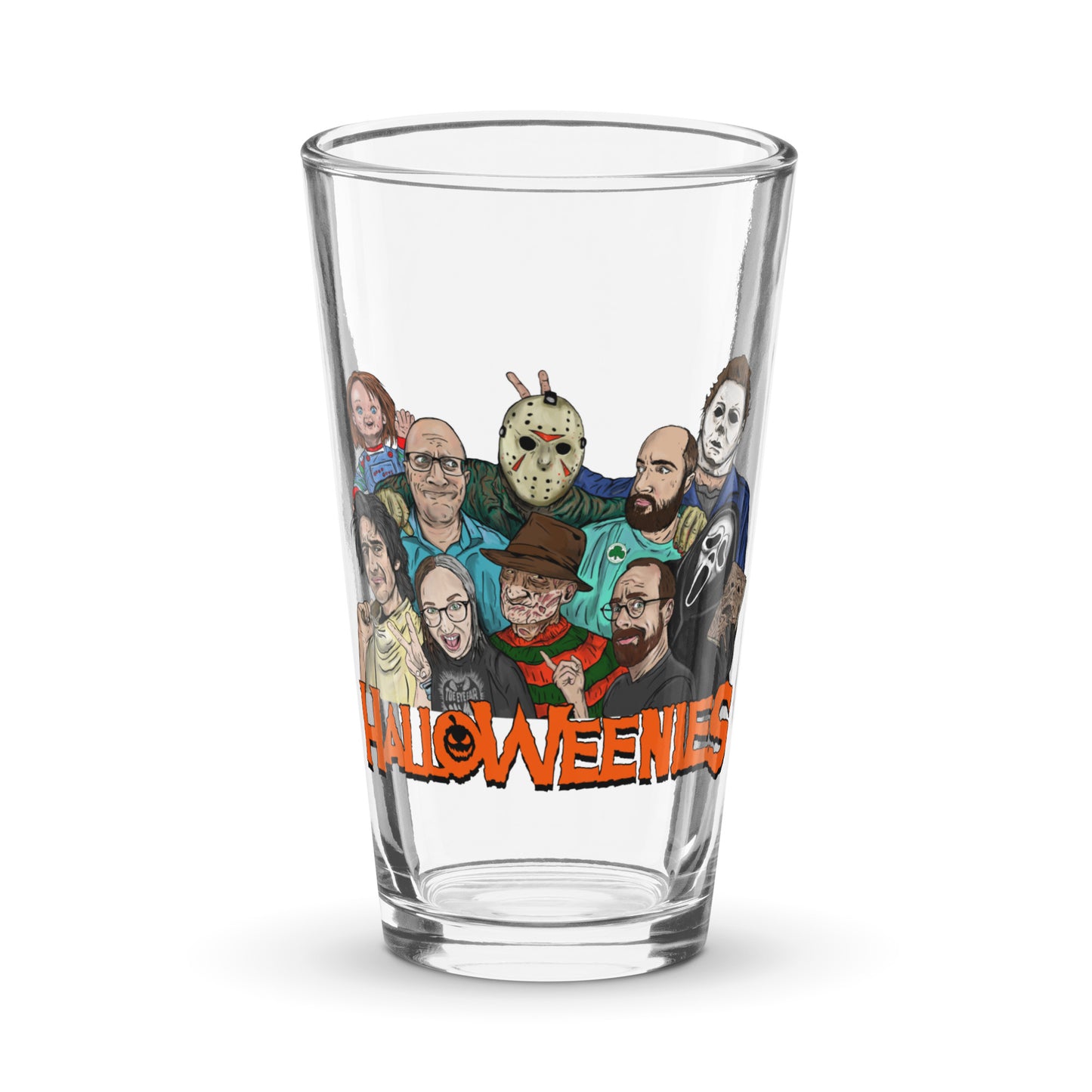 Halloweenies Glass Tumbler