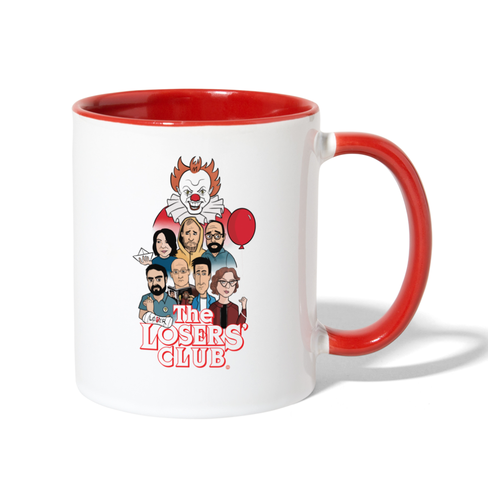 Meet The Losers Contrast Coffee Mug - white/red