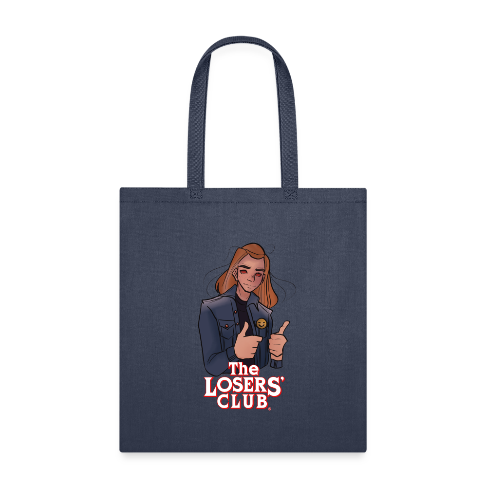 Mid-World Tote Bag - navy