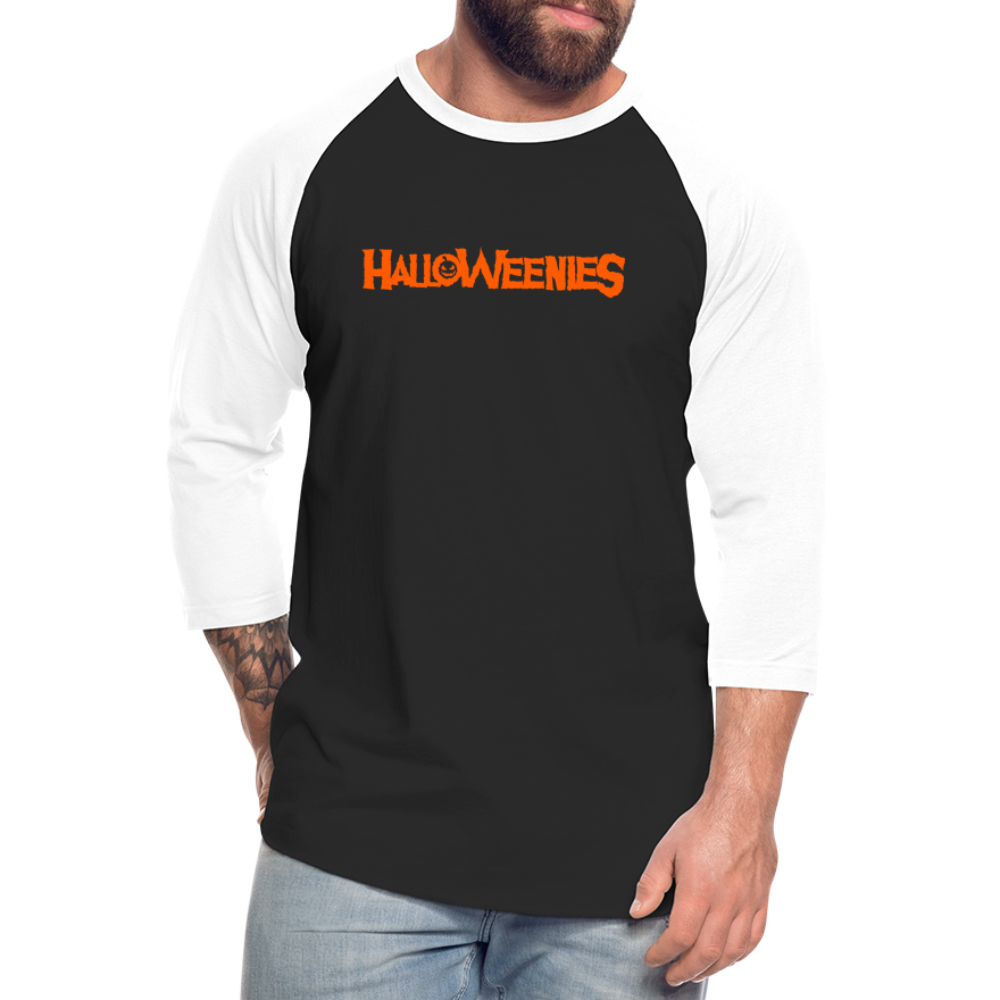 Halloweenies Baseball T-Shirt - black/white