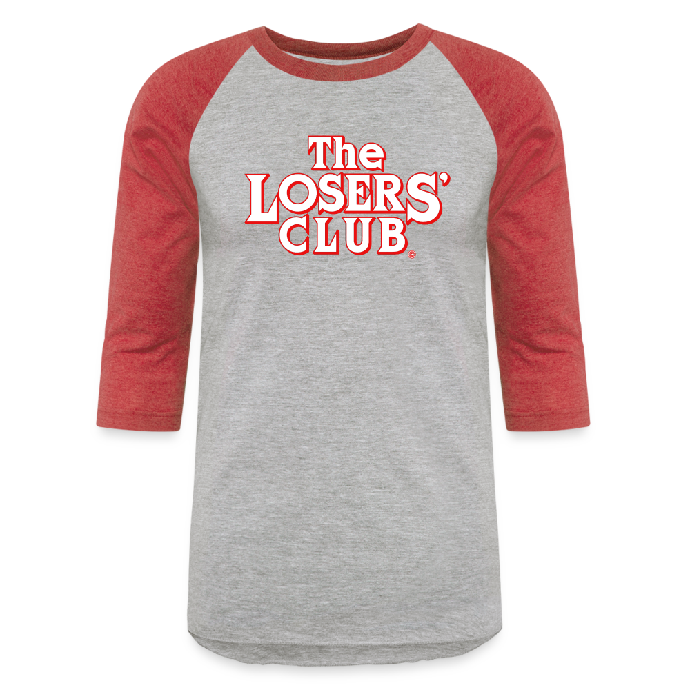 The Losers' Club Baseball T-Shirt - heather gray/red