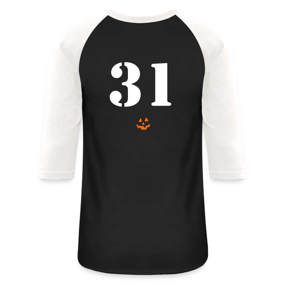 Halloweenies Season 1 Baseball T-Shirt - black/white